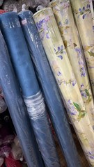 Heavy Natural Silk Flax Charmeuse Material Floral Silk Linen Suit Jacket Fabric