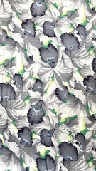 “Petals & Pastels” Debra Lunn & Michael Mrowka Cotton ONE YARD x 44” Fabric