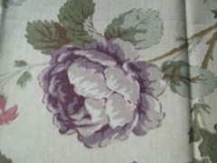 Purple & Pink Flowers Print Material Floral Printed Fabric 55″ x 21″ MT102