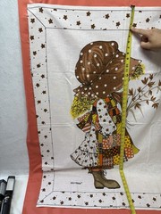 Vintage “Holly Hobby”cotton panel-American Greetings-Manus Organization-34×44”