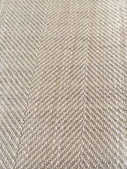 Schumacher Trevira Upholstery Fabric- Watou Herringbone / Bone 5.0 yd 66441