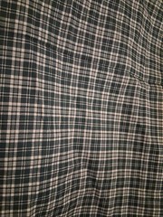 Cranston VIP Joan Messmore Green And White Checks Cotton Fabric 44″ X 34″