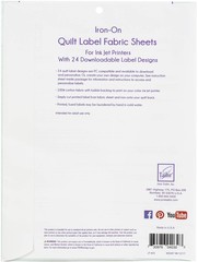 June Tailor JT-403 Quilt Label Fabric Sheets