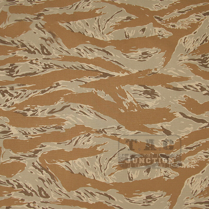 59″W Tiger Stripes 500D Cordura Nylon Ripstop Water Repellent Fabric