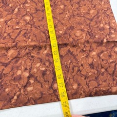 red rooster fabric brown abstract oceania 13304 cotton 44×78 2 yards