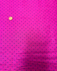 Avlyn Pink with Purple Polka Dots 1 yard 100% Cotton Fabric Free Ship SBB3