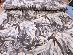 Mod Tropics Cotton Fabric Floral Fern Paintbrush Studio By the Yard
