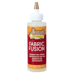 Aleene’s Fabric Fusion Permanent Fabric Adhesive 4 fl. oz. Washable Fabric Glue