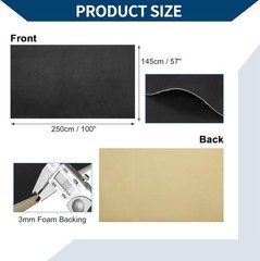 Self Adhesive Headliner Fabric W/Foam Backing Interior Trim DIY Roof Repair R…