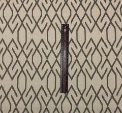 LACEFIELD DESIGNS ZOE ZINC GRAY KEIRA GEOMETRIC GATE FABRIC BY THE YARD 54″W