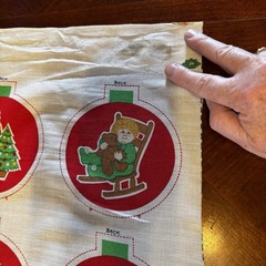 Cabbage Patch Kids Fabric Panel Tree Ornaments Or Sachets cut n sew