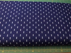 Mary Fons France Ditsy Blue 34” X 44” 100% cotton fabric #280
