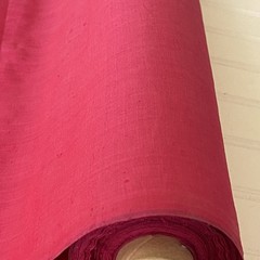 SILK Red-Pink , FABRIC 10 Yards x 21 Inches Wide or 360 Inches x 21 Wide