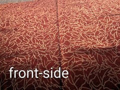 Reversible Leaf-Pattern Fabric | 28″ x 48″ | Fall for Both Sides