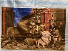 Lion of Judah Animated Family Films 2008 Lt Blue Westminster Fibers Fabric Panel