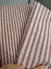 10 pcs Rustic Yarn Dyed Cotton Stripe Gingham Fabric 14” x 21” Sewing Craft
