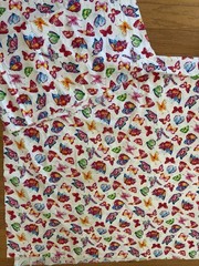 Butterfly Fabric Two Pieces 2 + Yards Total