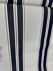 SUNBRELLA SHADE OUTDOOR WATERPROOF FABRIC NAVY TAUPE FANCY 4916 47″ WIDE BTY