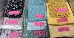 Lot of Cotton Fabric 38 Pcs by WOF of 44″ 12+ Yards 50%+ Lori Holt Farm Girl
