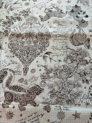 Tula Pink Linework 2 Yards Sketchy Paper 108″ Wideback Fabric