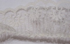 QUEEN CRAFT 100% Polyester By The YARDAGE Off-White Cream Natural LACE #23523