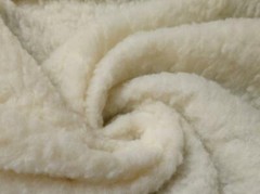 Faux Fur SHERPA FLEECE Sheepskin Fabric Material – CREAM