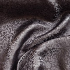 45” Wide Brocade Silk Cotton Satin Material Dragon Design Charmeuse Silk Fabric