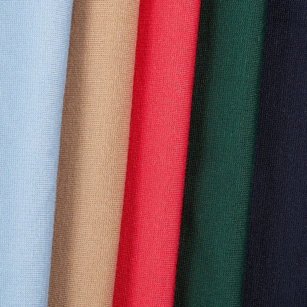 Ponte De Roma Stretch Knit Fabric 60″ 18 Colors Rayon Nylon Spandex Soft BTY