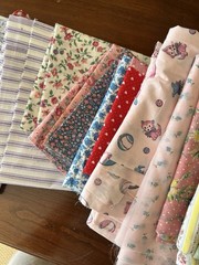 Large Lot of Vintage Fabric (3lbs)