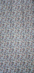 Sky Blue floral Printed spandex stretchable Fabric wrinkle Free 60” W Sold BTY