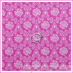 BonEful Fabric Cotton Quilt VTG Lace Flower White Pink Rose Calico Baby LM SCRAP