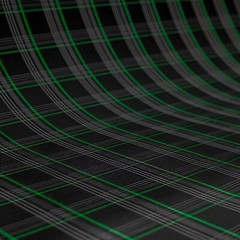 Green GTI Plaid Car Upholstery Fabric – VW Golf MK7- 3mm Foam – 59″ – 150cm- Car