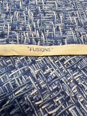 Robert Kaufman Fusion Blue 1 yard 100% Cotton Fabric Free Ship SBB3