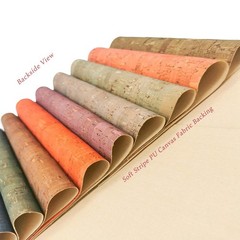 12pcs Colored Cork Fabric Sheets, Cork Faux Sheets for Handcrafts 8″ x 12″(20…