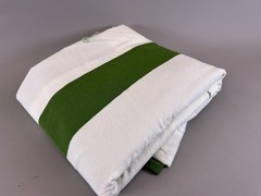 2yds Erika Pekkari Fabric IKEA 2006 Abstract Geometric Off Stripes Green & White