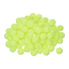 Pom Felt Balls Fabric 1cm 10mm Neon Green for Crafts Project DIY 100 Pcs