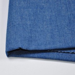 Indigo Blue Denim 100% Cotton Canvas 4.8 Oz Fabric 56 Inches Wide, by the Yard