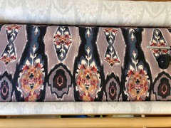 Designer Ikat Fabric, 100% Linen, 9.5oz., 322gsm, BTY, Swatch Available