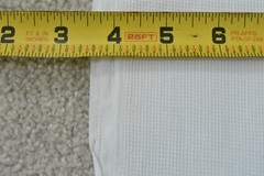 By 1/2 Yd, 34″ Wide, Vintage 1940’s-60’s, Textured Off-White Cotton, V254