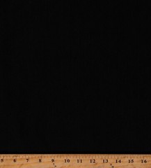 Knitted 2-Way Stretch Corduroy Black Mid Wale Easy Care Fabric by Yard D450.17