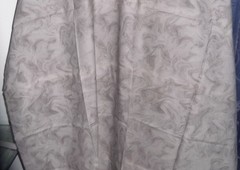 SILVER GREY COTTON DRESS FABRIC REMNANT, 112 cm wide x 1.98 m long, AUSTRALIA