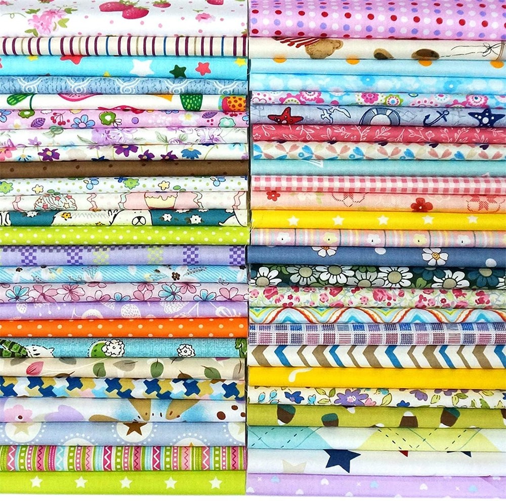 25pcs Craft Fabric 100% Cotton Fabric Bundles 8″ x 8″ Patchwork Pre-Cut Quilt…