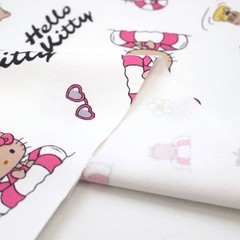 Sanrio Hello Kitty Sunburn Summer Vacation Cotton Oxford Fabric W109cm per 50cm