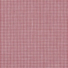 Burgundy Gingham Checkered 1/8” inch Fabric poly cotton 60” wide By Yard