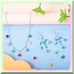 120 Teardrop Crystal Charms for Crafts