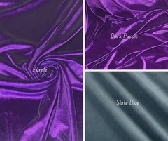 Stretch Velvet Fabric 4 Way Spandex Polyester 60 Inch Wide Soft Luxury