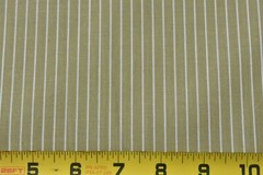By 1/2 Yd, Vintage, Tan & White Striped Cotton, Shirting etc., V255