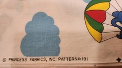 Princess Fabric Inc. #191 Elephants 44w X 1yd 22″ 100% Cotton