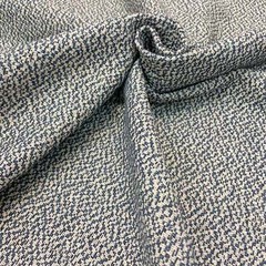 Stone Blue / Beige Jacquard Upholstery Fabric 54″