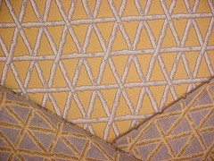 7-1/4Y Groundworks GWF-3328 Crichel Goldenrod Lattice Outdoor Upholstery Fabric